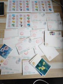 90年代邮票中国邮政明信片32张合售