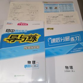 初中同步学习导与练 导学探究案 物理 九年级全一册YH（广东专用）【含配套资料参考答案如图】