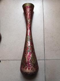 铜花瓶高39公分