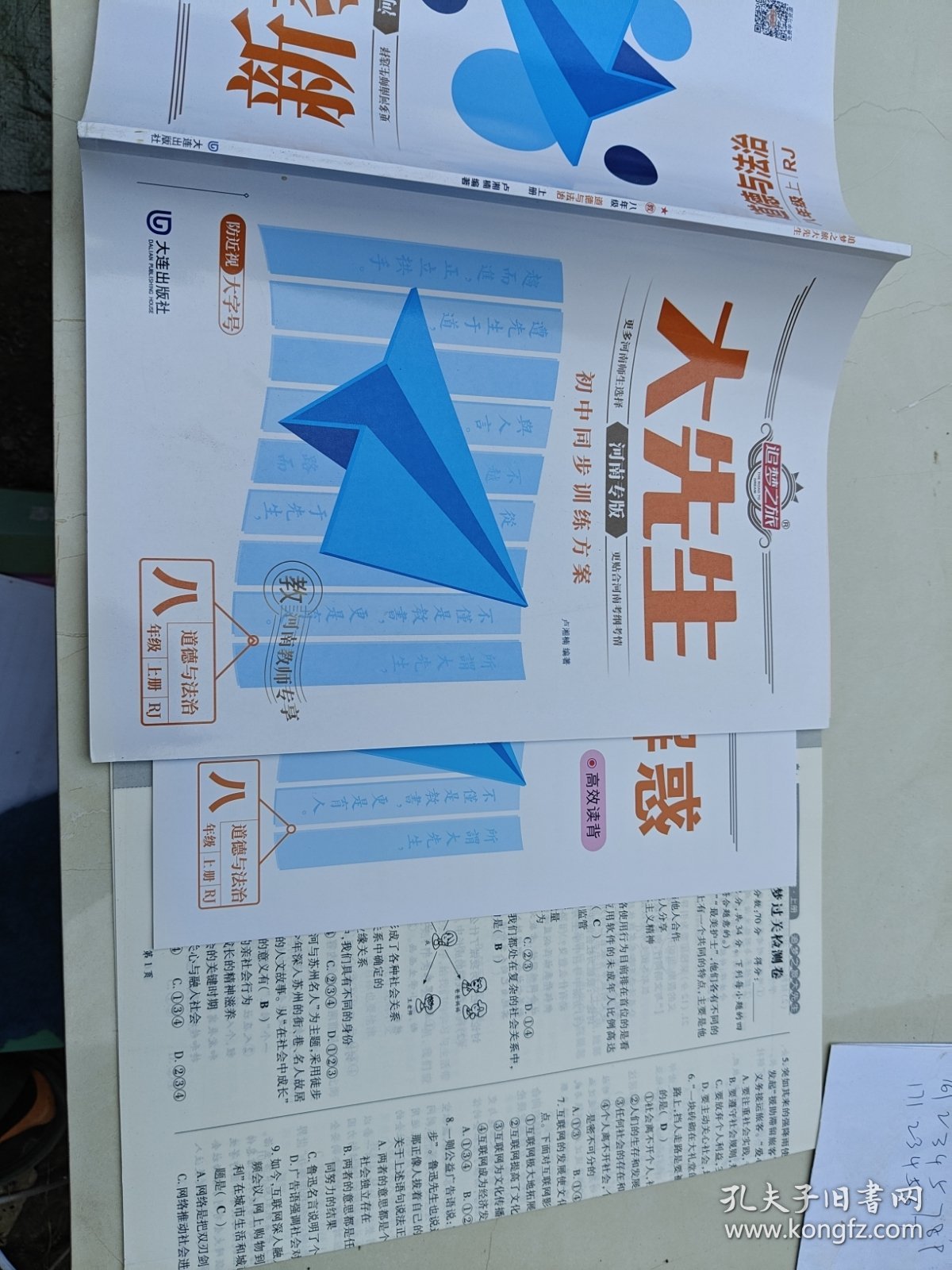追梦之旅大先生道德与法治八年级上册RJ河南专版