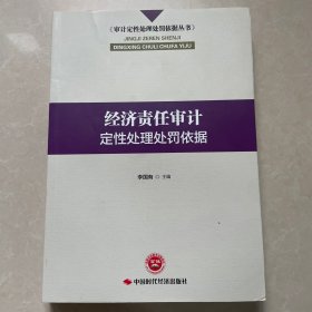 经济责任审计定性处理处罚依据/审计定性处理处罚依据丛书