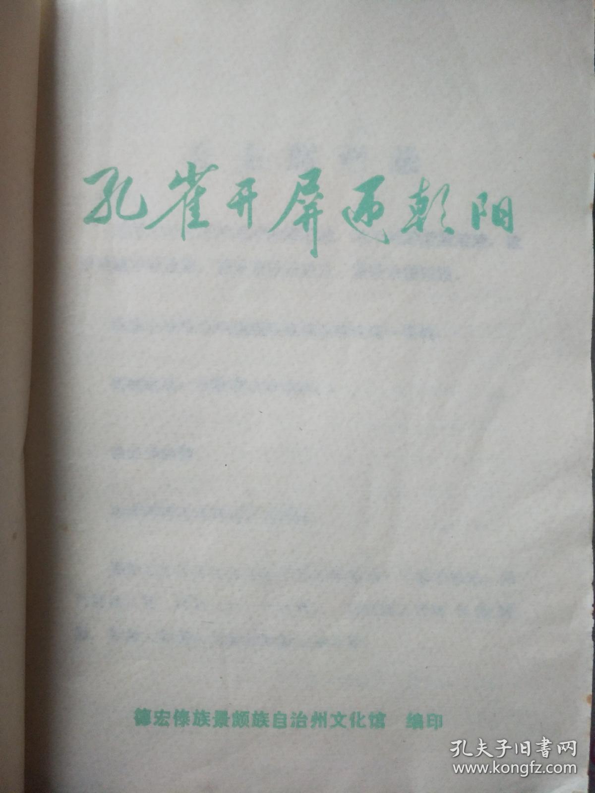 孔雀开屏迊朝阳——100号