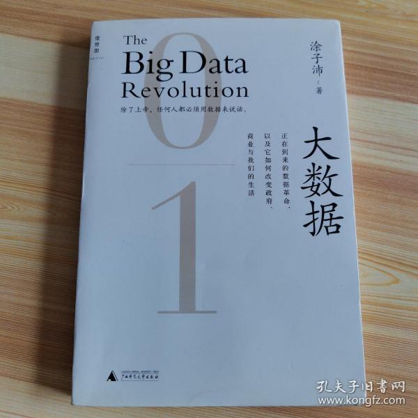 大数据：正在到来的数据革命，以及它如何改变政府、商业与我们的生活