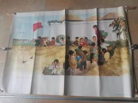 1973年年画，我是公社小社员。2开80—55公分。