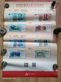 2019年版第五套人民币纸币宣传画