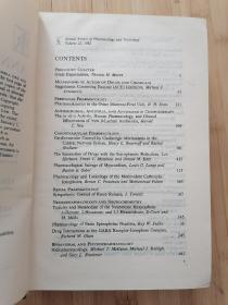 货号：张71 Annual review of pharmacology and toxicology volume 22, 1982（药理学和毒理学年鉴），精装本，著名药理学家张培棪教授藏书