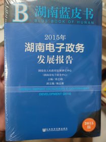 湖南蓝皮书：2015年湖南电子政务发展报告