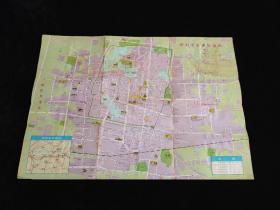 开封市交通旅游图 （1993年一版一印）开封市旅游交通图
