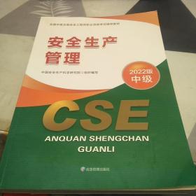 安全生产管理2022版中级：16开