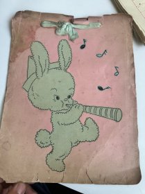 民国时期动漫画稿 十六开一册 共35张 绘画非常漂亮