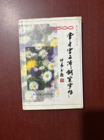 3500 常用字五体钢笔字贴