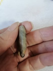 旧藏 红山文化 牙型器佩饰 尺寸3.9x2.1x0.9