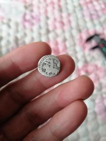 丝绸之路萨珊王朝银币尺寸14.9x2.0稀少品种