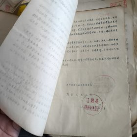 6，70年代辽阳农村隆昌人民公社文件，会议记录成分调查表，民兵资料备耕大生产.秋收分配以及整风等众多当时资料