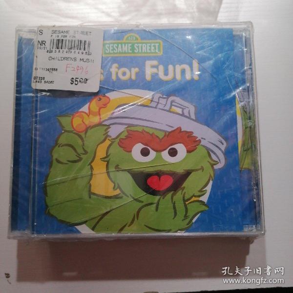 F2496  Sesame Street F Is For Fun 全新未拆封cd 芝麻街  儿童英语