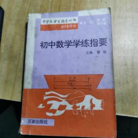 初中数学学练指要