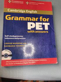 Cambridge Grammar for PET Book with Answers and Audio CD