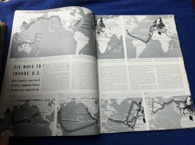 1942年3月美国生活杂志，时代周刊著名记者白修德专刊介绍抗战中的蒋介石，内含蒋宋多图