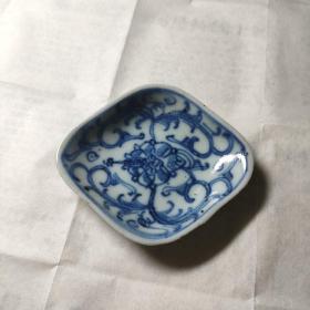 清代青花小碟