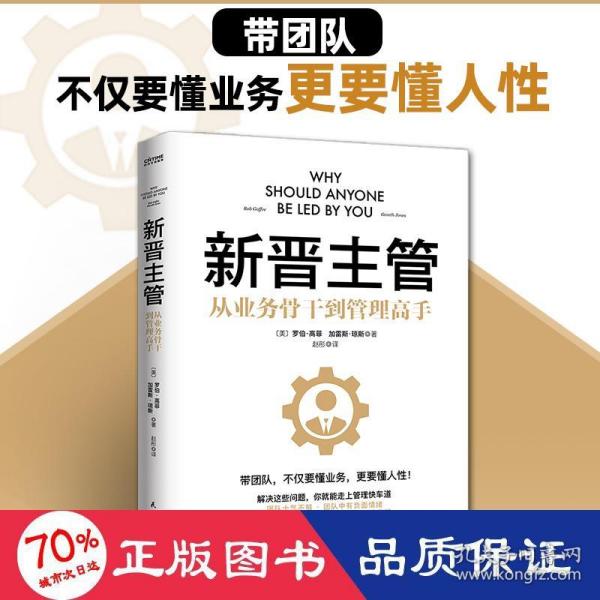 新晋主管（从业务骨干到管理高手，成为80分管理者的一套核心法则）