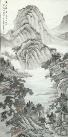 袁弘量国画四尺山水