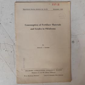 民国农业资料 俄克拉何马州化肥原料和等级消耗（民国时期版）