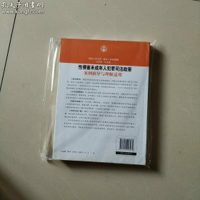 司法解释理解与适用丛书：性侵害未成年人犯罪司法政策案例指导与理解适用