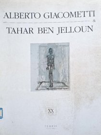 英文原版 贾科梅蒂作品集 雕塑、绘画，塔哈尔·本·杰伦撰文Alberto Giacometti tahar ben jelloun