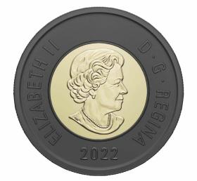 加拿大2元黑硬币