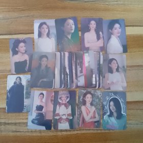 赵丽颖写真卡片珍藏三寸镭射卡40张不重复