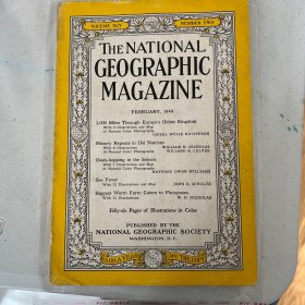 (从美国发货)特价 national geographic美国国家地理1949年2月 哥本哈根，撒哈拉等