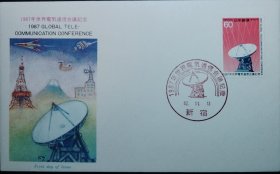 日本1987年世界通讯大会首日封