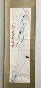 0415 八十年代天津杨柳青画店《于非厂 绘 夏令草虫图》木刻水印