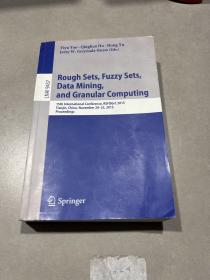 英文原版 Rough Sets, Fuzzy Sets, Data Mining and Granular Computing（2015）