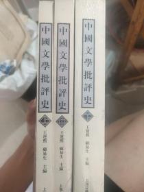 中国文学批评史
(上中下三册)