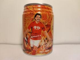 璨动空罐收藏 中超广州恒大足球队球员高拉特印刷签名纪念罐 非可口可乐罐限量版纪念罐