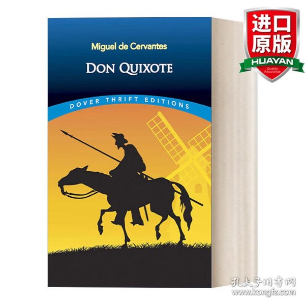 英文原版 Don Quixote 堂吉诃德 塞万提斯 Dover Thrift Editions 英文版 进口英语原版书籍