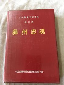 中共楚雄党史资料第三集 彝州忠魂