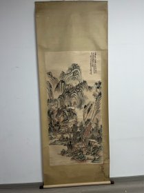 吴待秋 山水 老裱