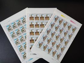 罗马尼亚1995年城堡建筑世界遗产邮票 3全新25套（3版75枚）