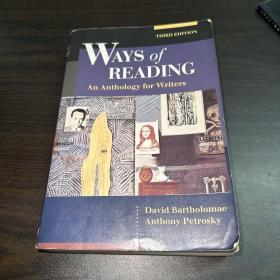 Ways of reading: An anthology for writers（阅读方式作家选集）