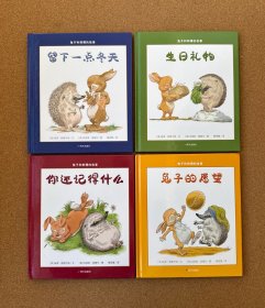 漂流瓶绘本馆•兔子和刺猬的故事•留下一点冬天、生日礼物、还记得什么、兔子的愿望【4本合售】