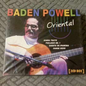 原版老CD baden powell - oriental 2CD 波萨诺瓦吉他大师作品集 名曲名演奏