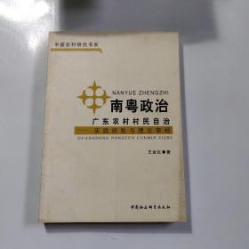 南粤政治：广东农村村民自治（实践经验与理论审视）