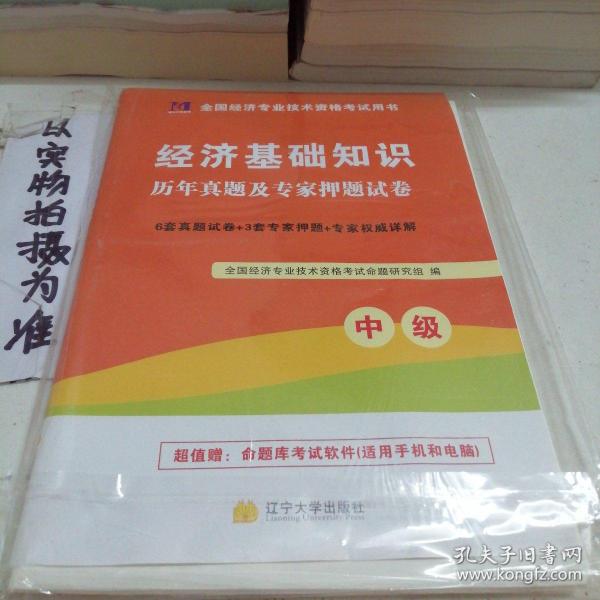 全国经济专业技术资格考试用书：经济基础知识历年真题及专家押题试卷（中级 2015最新版）