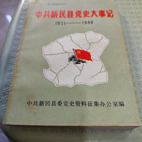 中共新民县党史大事记（7号箱）