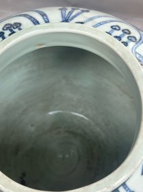 青花大罐子璎珞纹
