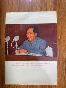 宣传画:1955年10月毛主席在中国共产党中央委员会第七届第六次全体会议扩大会议上作关于农村合作化问题的报告