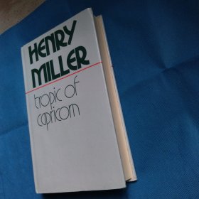 Tropic of Capricorn (by Henry Miller) 亨利·米勒《南回归线》英文原版 布面精装本