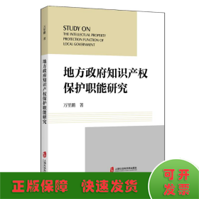 地方政府知识产权保护职能研究